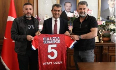 SULUOVA SEBATSPOR, BELEDİYE BAŞKANI RİFAT UZUN’U ZİYARET ETTİ