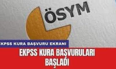2024 ENGELLİ KAMU PERSONELİ SEÇME SINAVI(EKPSS) KURA BAŞVURULARI BAŞLADI