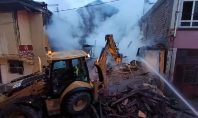 AMASYA’DA TARİHİ KONAK KÜL OLDU: 1 ÖLÜ!