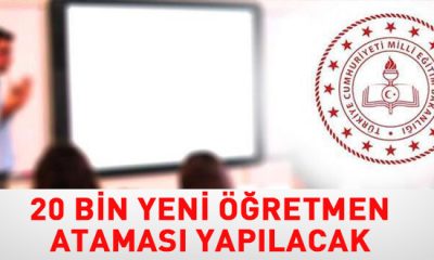 BAKAN TEKİN: 20 BİN ÖĞRETMEN ATAMASI YAPILACAK
