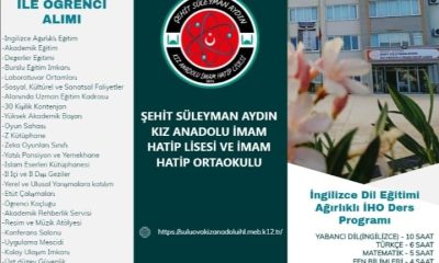 PROJE ORTAOKULUNUN 5.SINIFINA SEÇME SINAVIYLA ÖĞRENCİ ALINACAK !