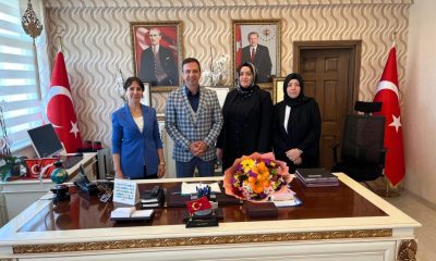 KURULUŞUNU KUTLAYAN TAPU MÜDÜRLÜĞÜNDEN KAYMAKAM GÜRÇAM’A ZİYARET