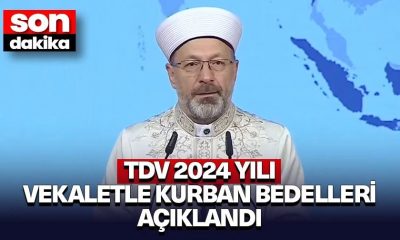 TDV 2024 YILI VEKALETLE KURBAN BEDELLERİ AÇIKLANDI