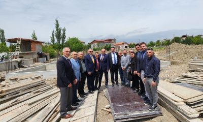 HALUK İPEK, YAPIMI DEVAM EDEN AİLE SAĞLIK MERKEZİNDE İNCELEMELERDE BULUNDU