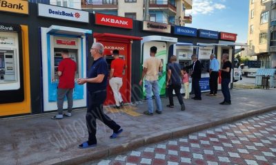 BAYRAM SABAHI ATM’DEN NAKİT ÇEKEMEYEN VATANDAŞLAR ŞAŞKINLIK YAŞADI