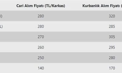 SATILAMAYAN KURBANLIKLARI ET VE SÜT KURUMU SATIN ALACAK