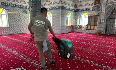 SULUOVA BELEDİYESİ CAMİLERDE TEMİZLİK ÇALIŞMASI BAŞLATTI.