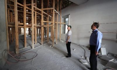 VALİ YILMAZ DORUK SULUOVA YENİ ŞEKER CAMİDE İNCELEMEDE BULUNDU