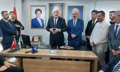 İYİ PARTİ GENEL BAŞKANI MÜSAVAT DERVİŞOĞLU AMASYA’YA GELDİ.