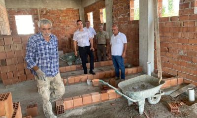 KAYMAKAM GÜRÇAM, AİLE SAĞLIĞI MERKEZİ İNŞAATINDA İNCELEMELERDE BULUNDU.