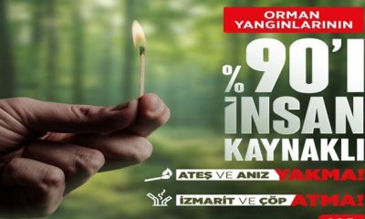 JANDARMADAN UYARI; “YANGINLARIN %90’I İNSAN KAYNAKLI”