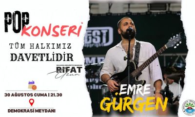 SULUOVA BELEDİYESİNDEN “EMRE GÜRGEN POP KONSERİ”