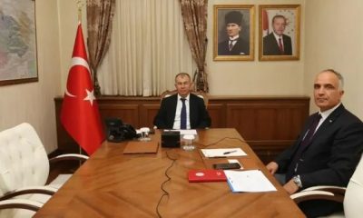 VALİ DORUK BAKANLARLA GÖRÜŞTÜ