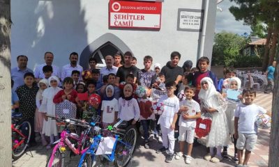 YAZ KUR’AN KURSUNDA BAŞARILI OLAN ÖĞRENCİLERE BİSİKLET HEDİYE EDİLDİ