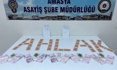 AMASYA’DA KUMAR OYNAYAN 5 KİŞİYE 32.125 TL CEZA KESİLDİ