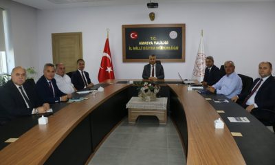 İL MEM’DE ORTAK SINAVLAR VE TARİHLERİN BELİRLENMESİ KONULU TOPLANTI YAPILDI