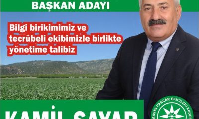 KAMİL SAYAR, PANCAR EKİCİLER KOOPERATİFİNE ADAYLIĞINI AÇIKLADI