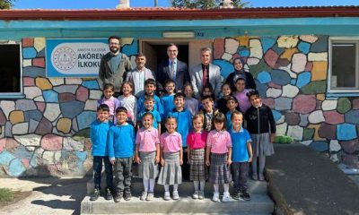 KAYMAKAM ŞAFAK GÜRÇAM, AKÖREN KÖY OKULUNU ZİYARET ETTİ