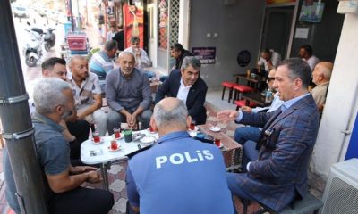 KAYMAKAM VE BELEDİYE BAŞKANI, ÇARŞI ESNAFINI ZİYARET ETTİ