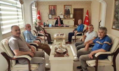 ŞEKER EMEKLİLERİ DERNEĞİ KAYMAKAM GÜRÇAM’I ZİYARET ETTİ.