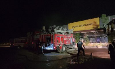 SULUOVA İPEKYOLU RESTAURANTTA YANGIN ÇIKTI
