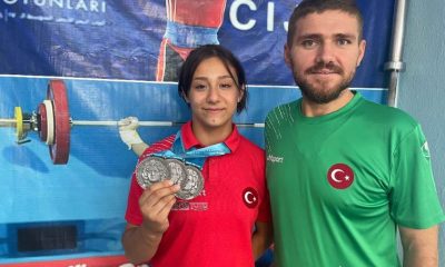 SULUOVALI ZEHRANUR ASLAN HALTERDDE AVRUPA İKİNCİSİ OLDU