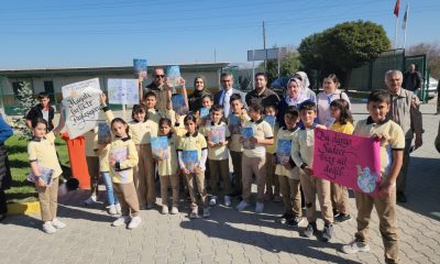 BELEDİYE BAŞKANI RİFAT UZUN, ÖĞRENCİLERE HAYVAN BARINAĞINI GEZDİRDİ