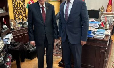 BAŞKAN RİFAT UZUN, MHP GENEL BAŞKANI BAHÇELİ’YE HEMŞEHRİLERİNİN SELAMI İLETTİ