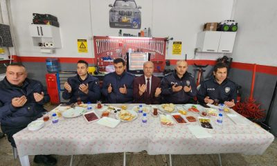 KOLLUK KUVVETLERİ, SANAYİ ESNAFI İLE CUMA BEREKETİNİ PAYLAŞTI