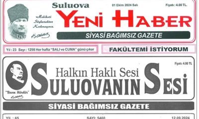 SULUOVA’DA 2 YEREL GAZETE BİRLEŞTİ, İLÇEDE ARTIK TEK GAZETE YAYINLANACAK !