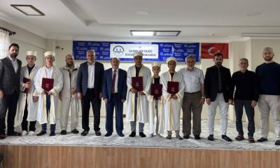 SULUOVA’DA 39 HAFIZ İCAZET BELGELERİNİ ALDI