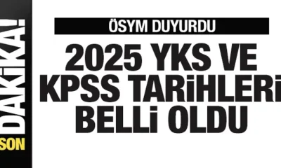 2025 YKS TARİHLERİ BELLİ OLDU