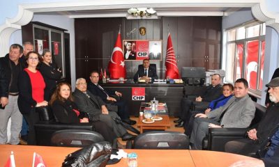 AMASYA BELEDİYE BAŞKANI SEVİNDİ, İLÇE CHP TEİKİLATINI ZİYARET ETTİ