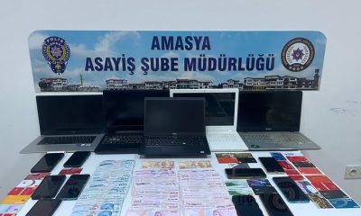 AMASYA’DA SOSYAL MEDYA DOLANDIRICILARI YAKALANDI