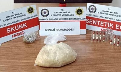 AMASYA’DA UYUŞTURUCU OPERASYONU! 3 ŞAHIS TUTUKLANDI!