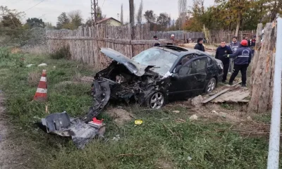 AMASYA’DA TAKLA ATAN OTOMOBİLDEKİ 4 KİŞİ YARALANDI