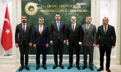 BELEDİYE BAŞKANI RIFAT UZUN BAKAN KURUM’U ZİYARET ETTİ