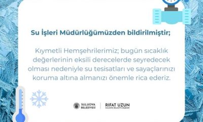 SULUOVA BELEDİYESİNDEN UYARI !