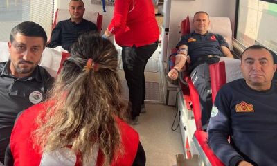 SULUOVA İTFAİYE’SİNDEN KIZILAY’A KAN DESTEĞİ