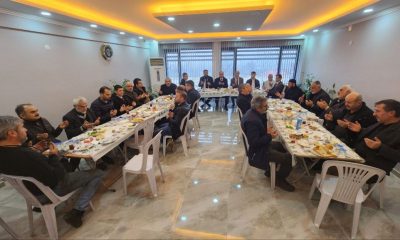 BANKA YÖNETİCİLERİ, SANAYİ ESNAFI İLE CUMA BEREKETİNDE BULUŞTU