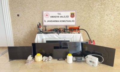 AMASYA’DA HIRSIZLIK ZANLISI 3 KİŞİ YAKALANDI
