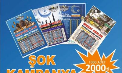 SULUOVA DİLEK OFSET MATBAASINDAN RAMAZAN İMSAKİYE KAMPANYASI