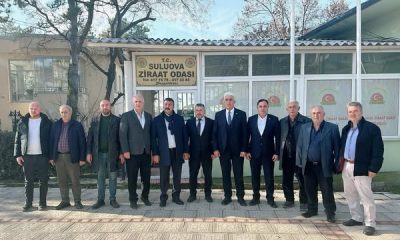 TÜRKİYE ZİRAAT ODALARI BÖLGE BAŞKANI YUNUS KILINÇ, SULUOVA ZİRAAT ODASINI ZİYARET ETTİ