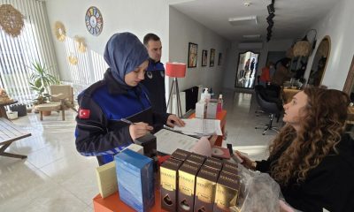 ZABITA EKİPLERİ KADIN KUAFÖRLERDE DENETİM YAPTI