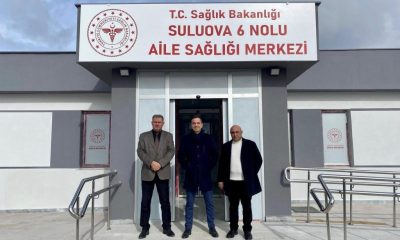 KAYMAKAM GÜRÇAM, YAPIMI BİTEN AİLE SAĞLIĞI MERKEZİNDE İNCELEMELERDE BULUNDU