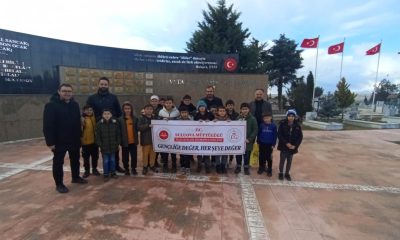 KUR’AN KURSU ÖĞRENCİLERDEN ŞEHİTLİK ZİYARETİ