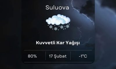 METEOROLOJİK UYARI !
