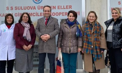 VALİ YARDIMCISI ÖZYİĞİT, SULUOVA ÜRETEN ELLER KADIN KOOPERATİFİNİ ZİYARET ETTİ