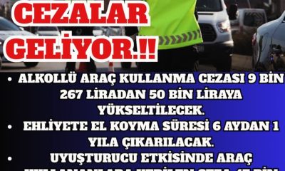 TRAFİK CEZALARINA REKOR ARTIŞ! YENİ CEZALAR VE DETAYLAR