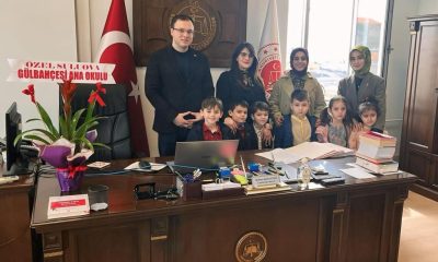 ÖZEL GÜLBAHÇESİ ANAOKULU MİNİKLERİ, BAŞSAVCI VE HAKİMLERİ ÇOCUK ŞENLİĞİNE DAVET ETTİ